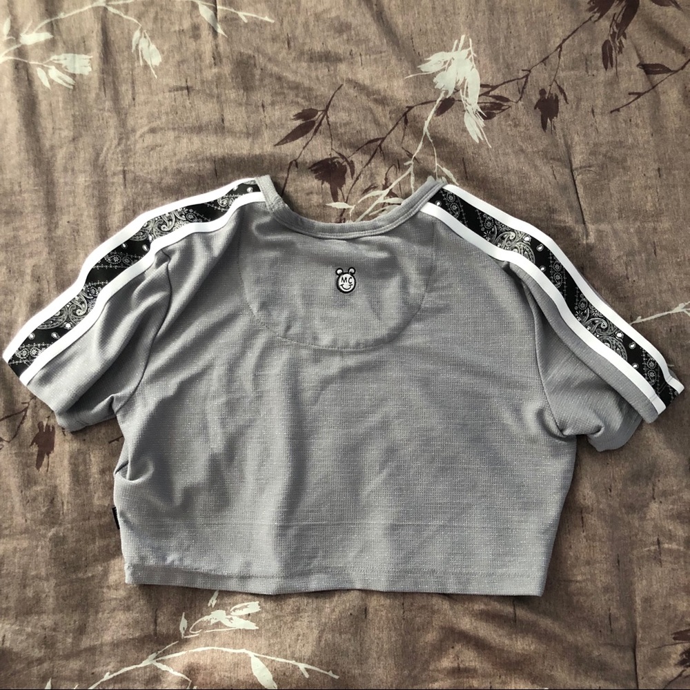 Silver Crop top - Happy hippie Miley Collaboration